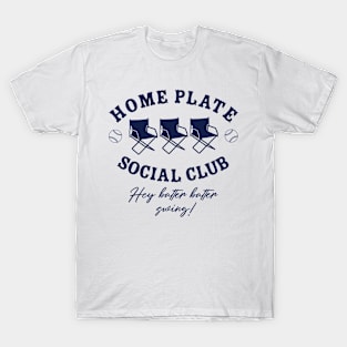 Home Plate Social Club, Midday, Softball Mom, Softball Dad, Softball Game Day, Softball Grandma, Softball Family T-Shirt